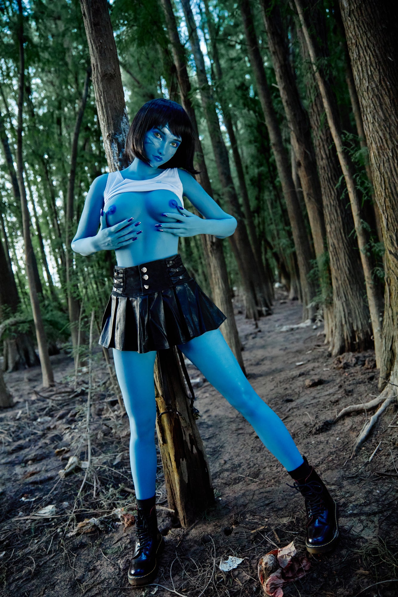 Tifa Sex Doll Special Makeup (Avatar-Blue) | CLM Classic