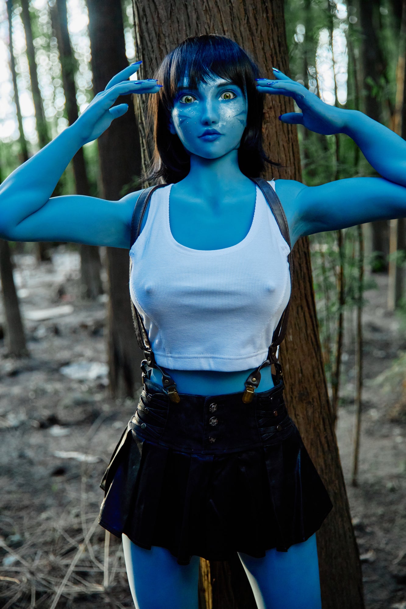 Tifa Sex Doll Special Makeup (Avatar-Blue) | CLM Classic