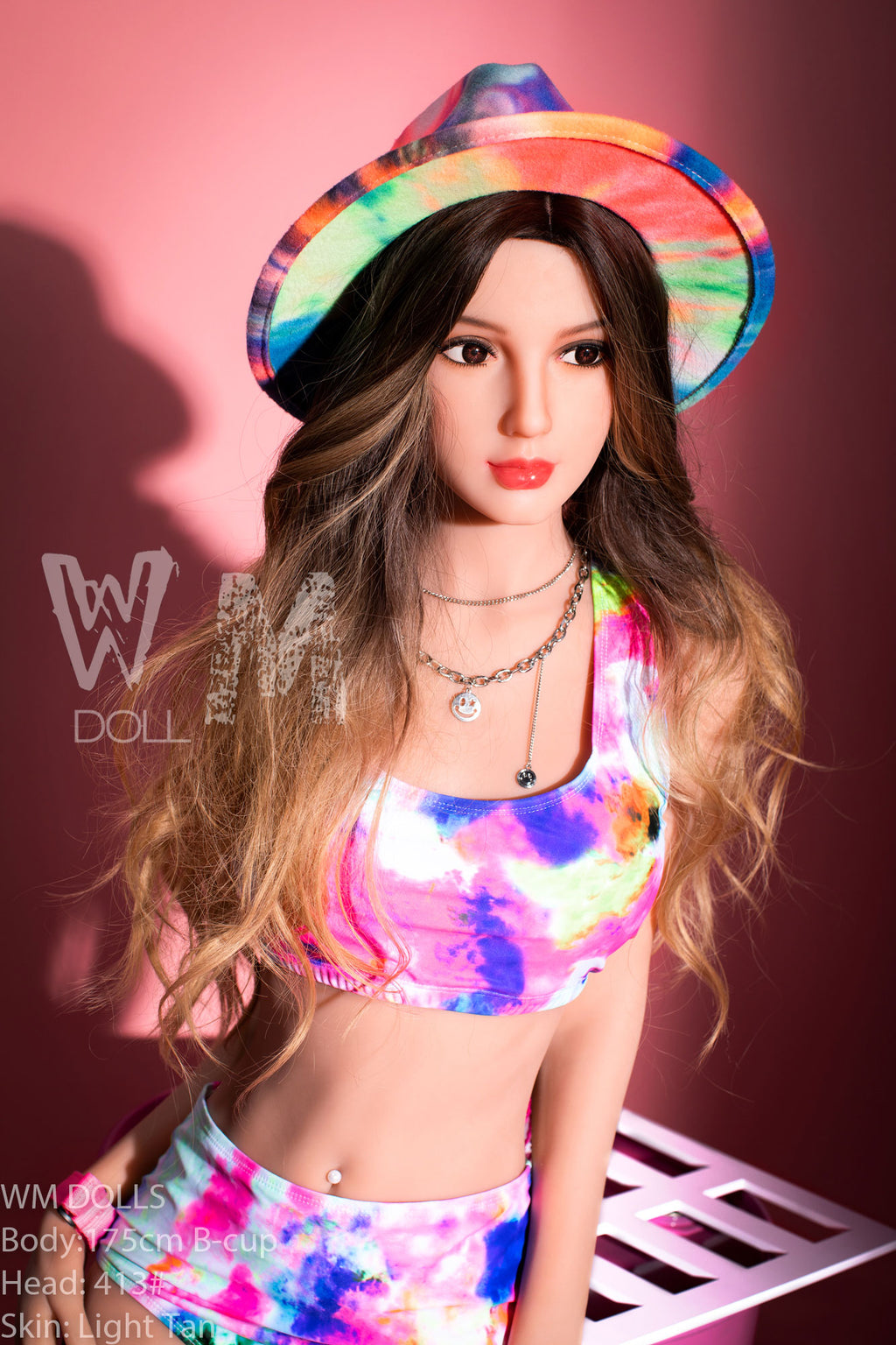 WM-175B-413 - Light Tan - Gel Breasts - Fixed Vagina